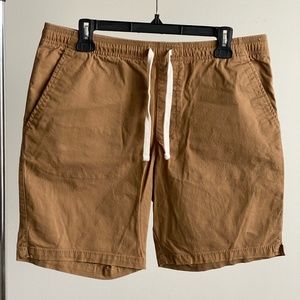 GOODFELLOW Men's 8" Everyday Shorts Brown (M)